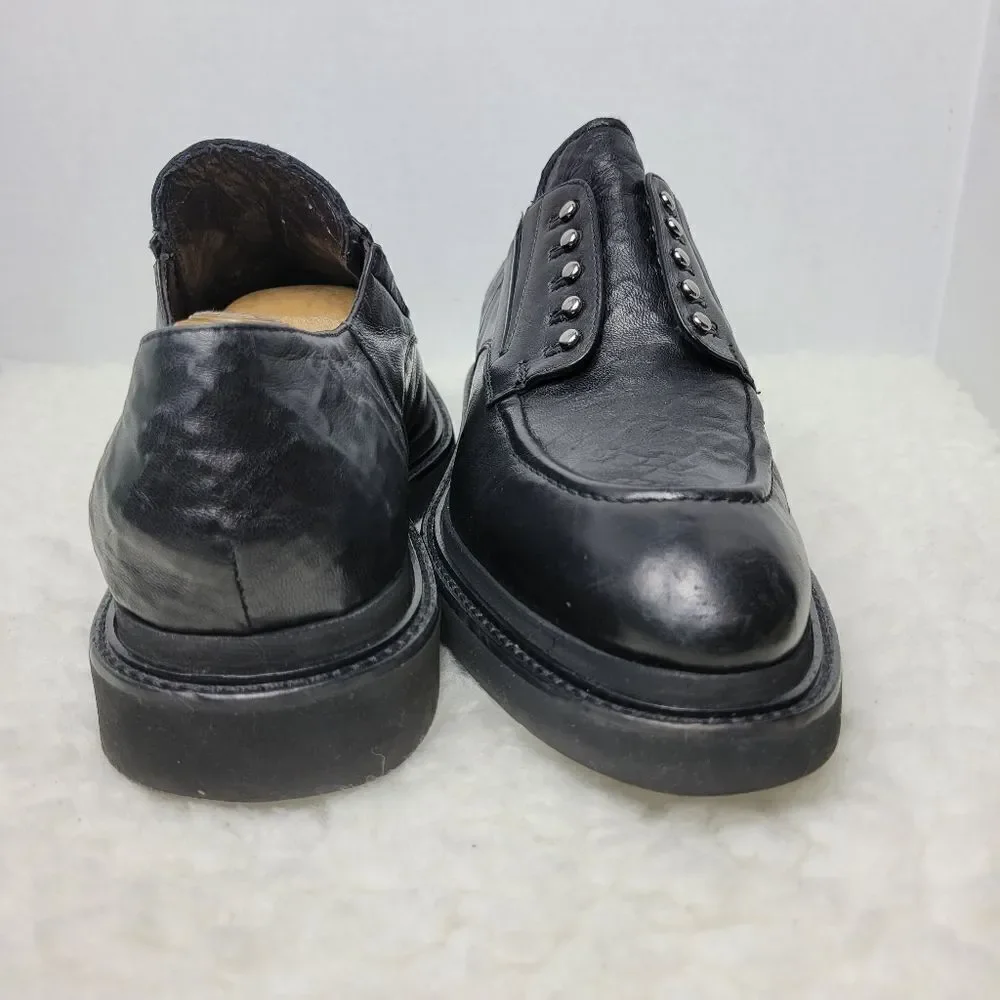 Cesare Paciotti Mens Shoes Size 7 US  Black DM Livetech Lace Less Derby 46534